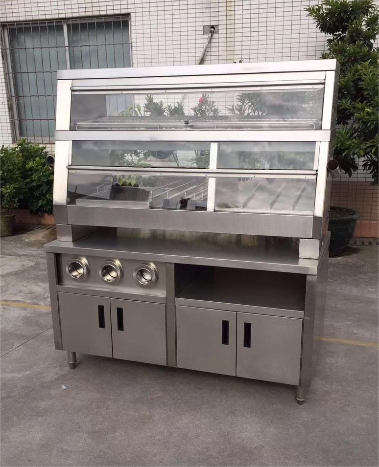 Food Warmer Display - Vitrine chauffante électrique de comptoir à