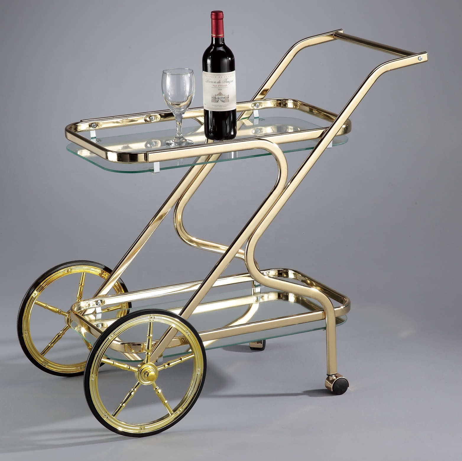 Commercial Kitchen And Bar - Chariot de service commercial en métal