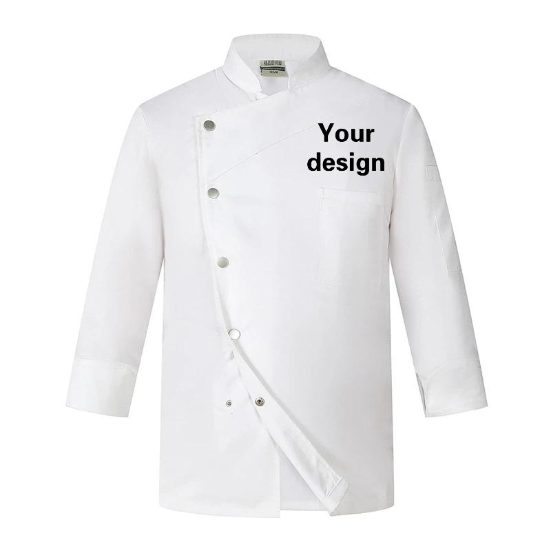 Commercial Kitchen Services - Veste de chef personnalisée printemps-automne avec