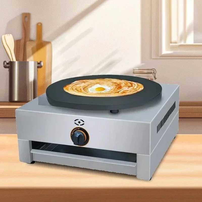 Crepe Maker Griddle - Crêpière à gaz professionnelle 2800Pa de