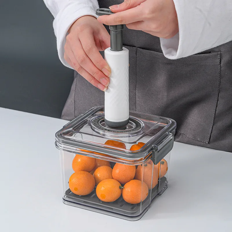 Commercial Kitchen Refrigerator - Boîte transparente scellée sous vide pour