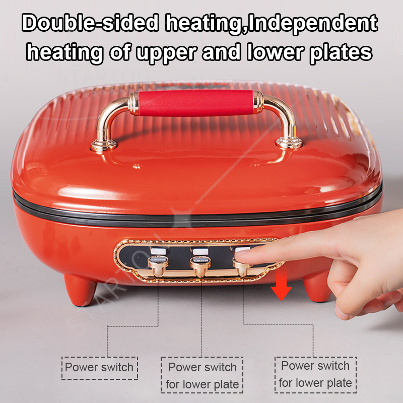 Crepe Maker Griddle - Crêpière Double face poêle chauffante crêpes
