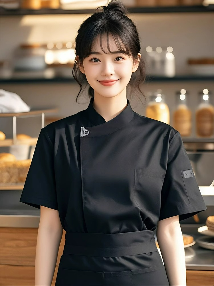 Commercial Kitchen Services - Veste de Chef à manches courtes