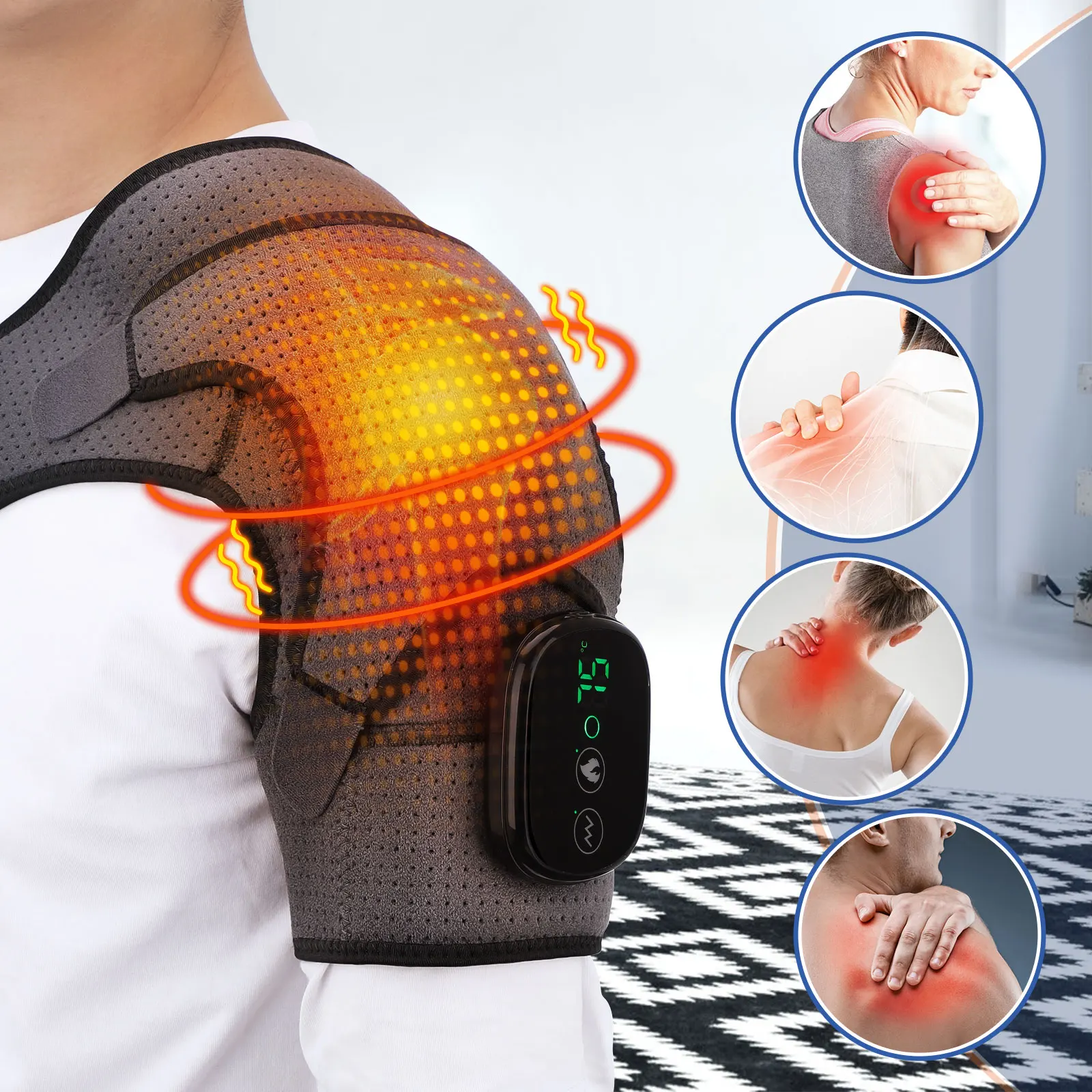 Kebab Shawarma Machine - Ceinture de massage électrique chauffante pour