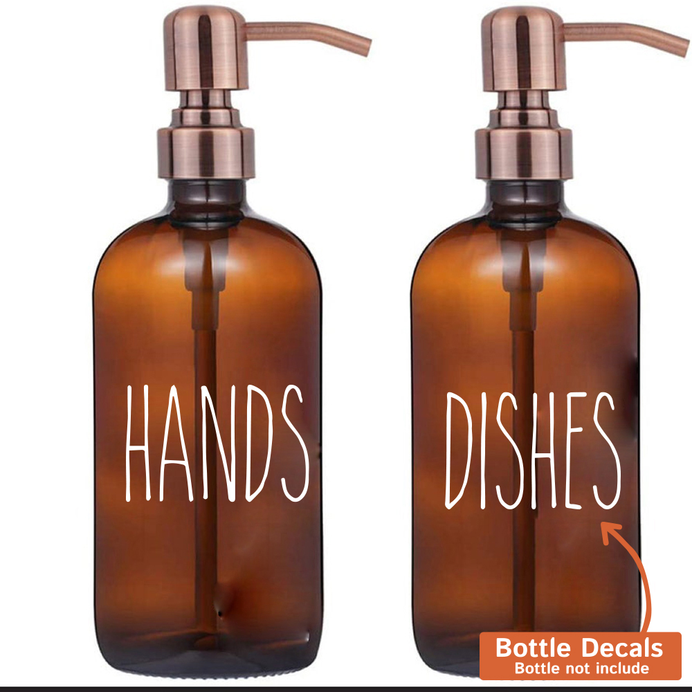 Commercial Kitchen Tiles - Étiquettes autocollantes imperméables pour bouteilles de