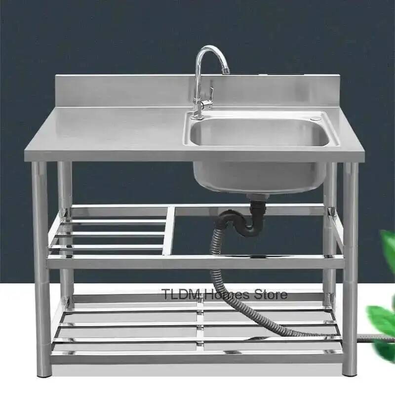 Commercial Kitchen Light - Éviers de cuisine commerciaux modernes avec
