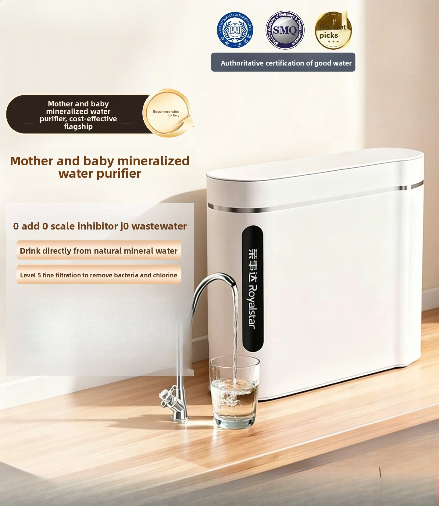 Commercial Kitchen Water Filter - Système de purification d'eau pour robinet