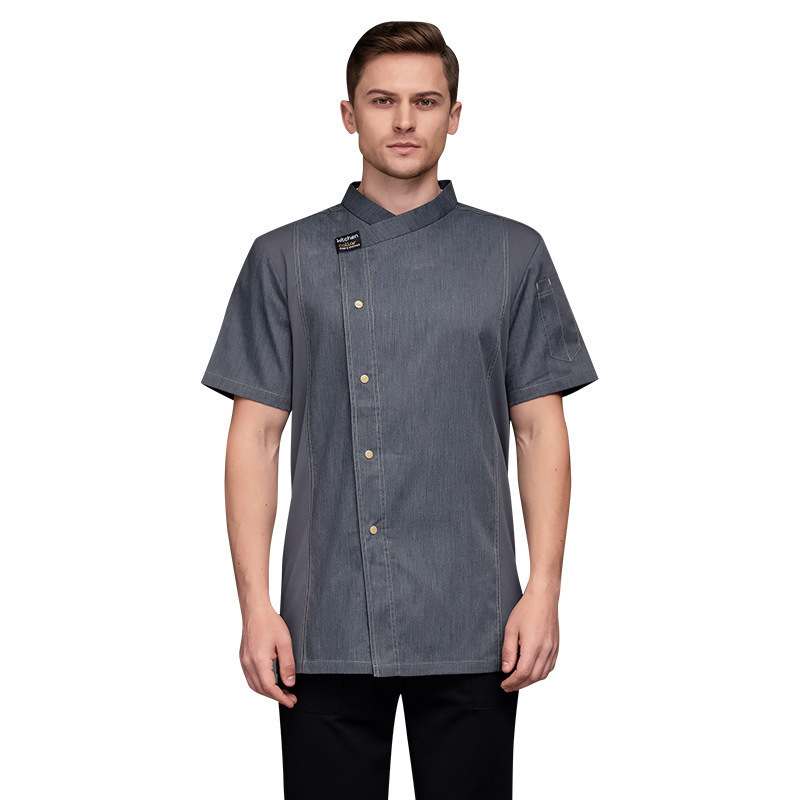 Commercial Kitchen Services - T-shirt de chef de cuisine gris,