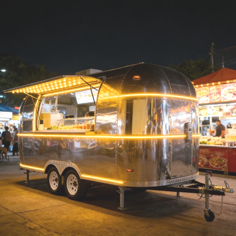 Commercial Kitchen Trailer - Remorque alimentaire 4x4 entièrement équipée, cuisine