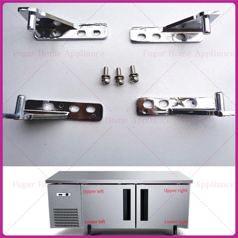 Commercial Kitchen Refrigerator - Charnière de réfrigérateur 35mm, empattement, accessoires