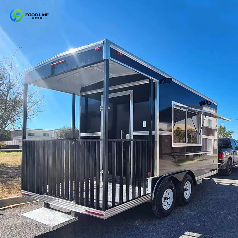 Commercial Kitchen Trailer - Camion de restauration mobile, remorque de
