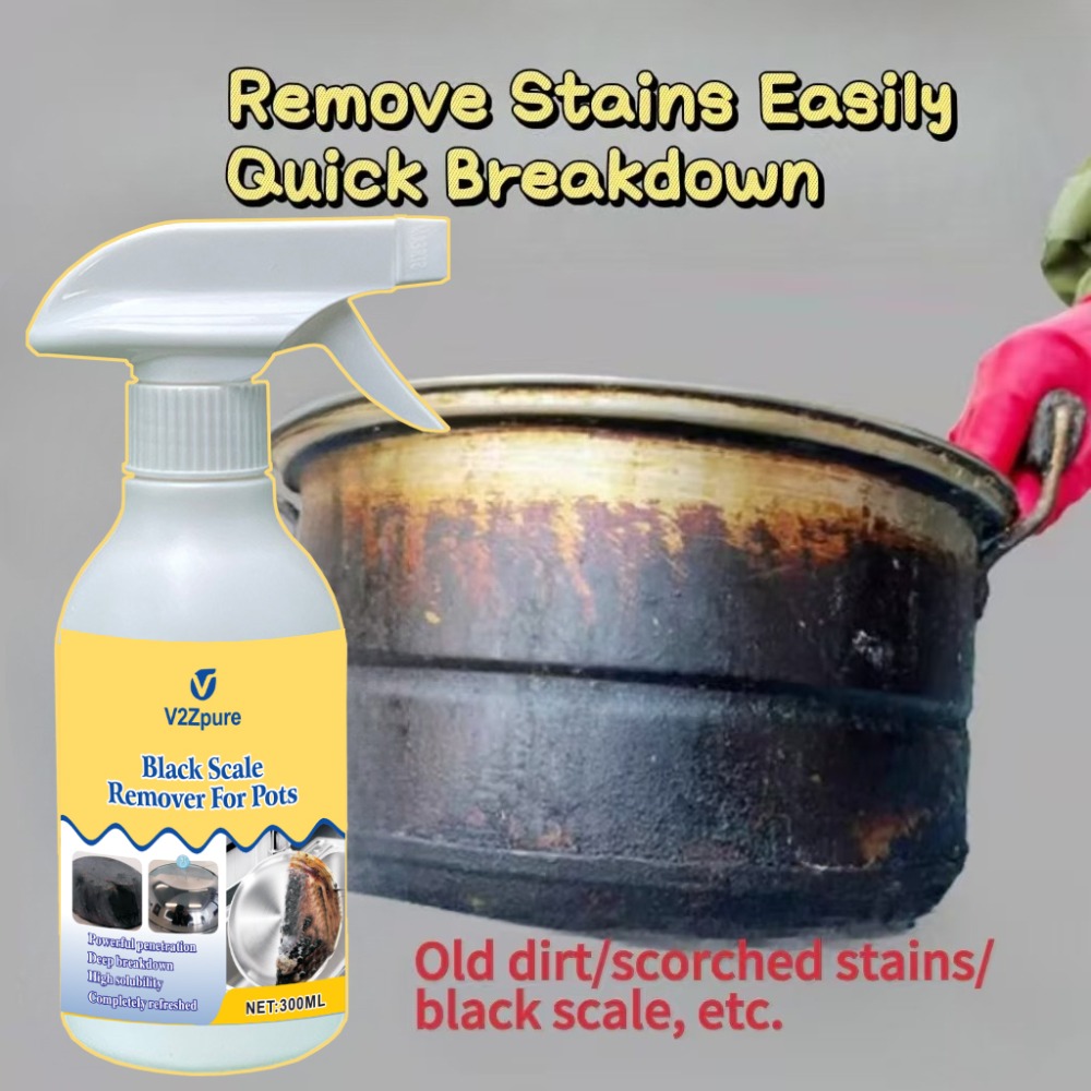 Commercial Kitchen Grease Cleaner - Nettoyant Magique pour Fond de Casserole,