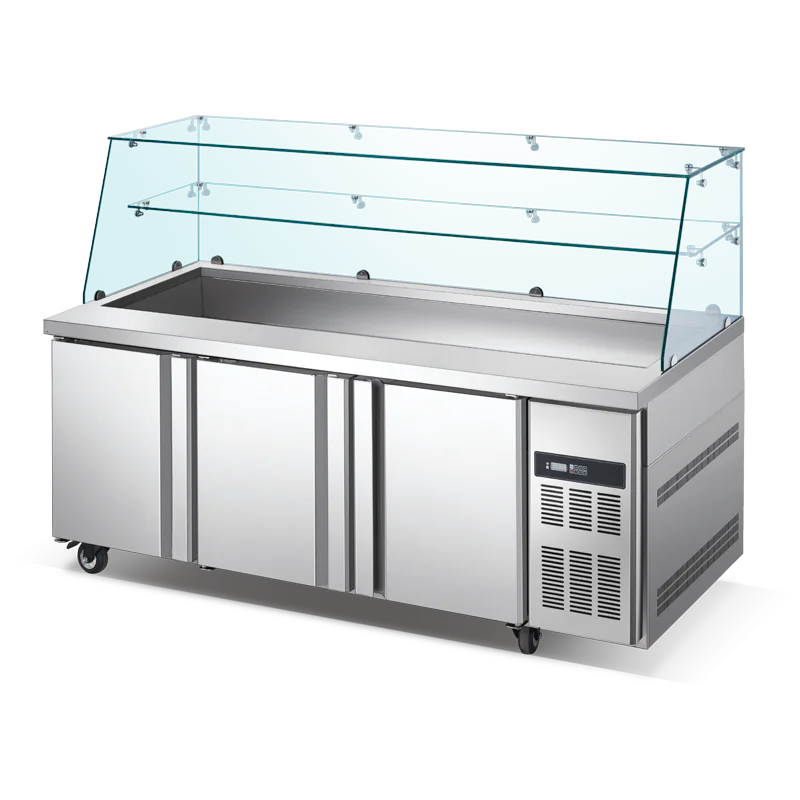Commercial Kitchen Refrigerator - # Réfrigérateur commercial d'établi de salade