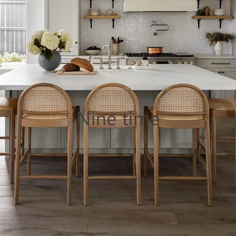 Commercial Kitchen And Bar - Chaise de bar en rotin et