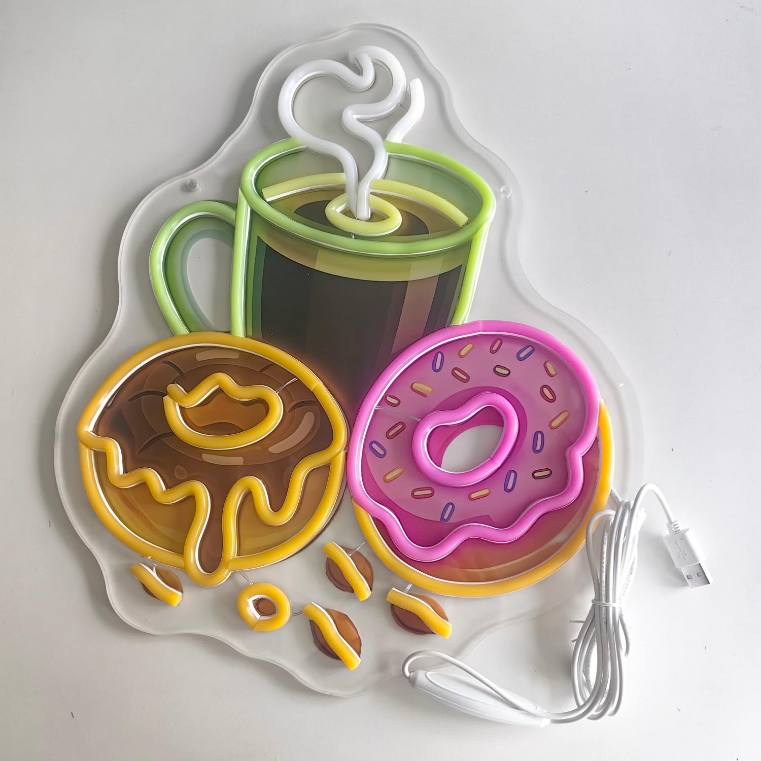 Enseigne néon LED Donuts alime - Commercial Kitchen Light avis et prix