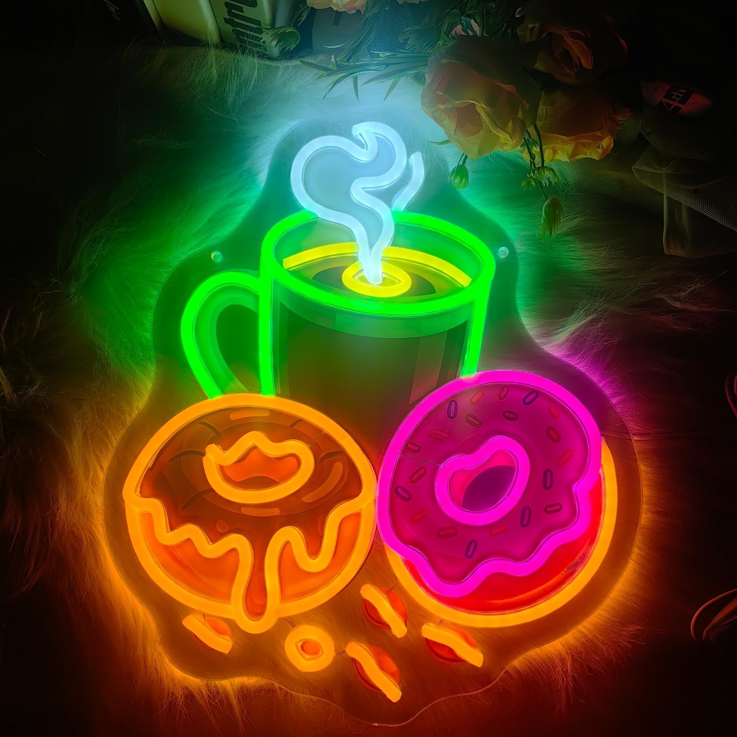 Enseigne néon LED Donuts alime - Commercial Kitchen Light avis et prix