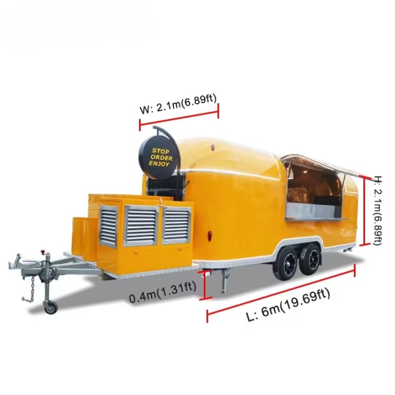 Remorque de restauration comme - Commercial Kitchen Trailer avis et prix