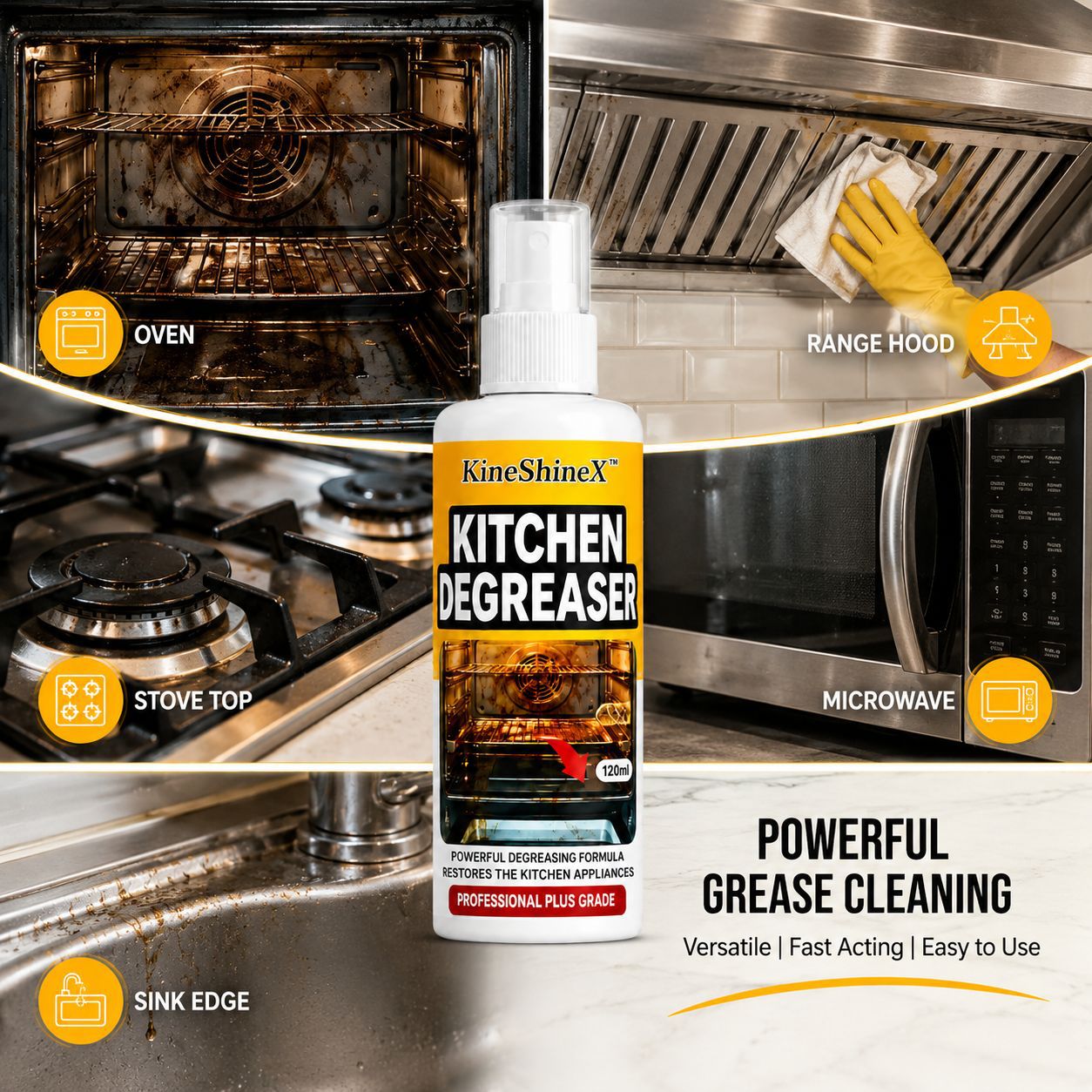 Nettoyant dégraissant pour cui - Commercial Kitchen Grease Cleaner avis et prix