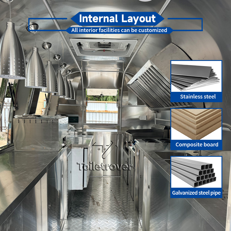 Remorque de restauration mobil - Commercial Kitchen Trailer avis et prix