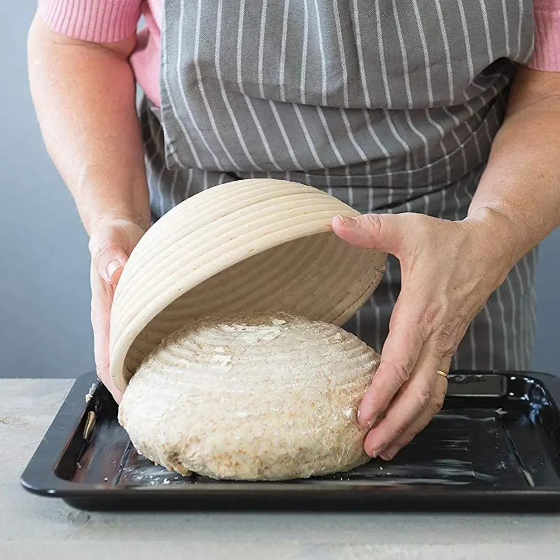 Panier à pain en rotin naturel - Crepe Maker Griddle avis et prix