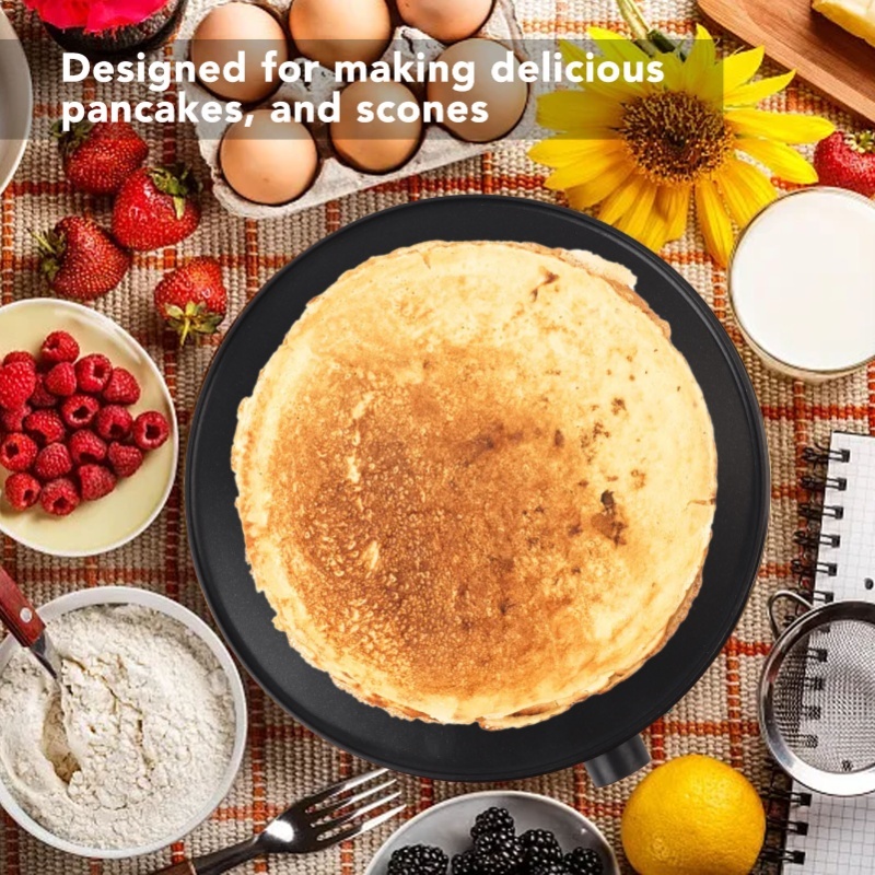 Crêpière antiadhésive de 12 po - Crepe Maker Griddle avis et prix