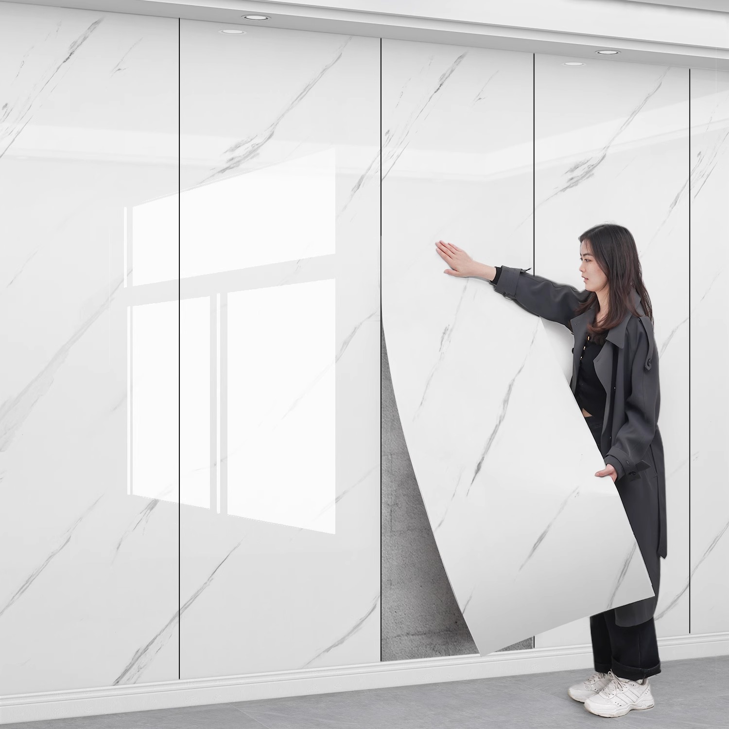 Autocollant mural en PVC effet - Commercial Kitchen Tiles avis et prix