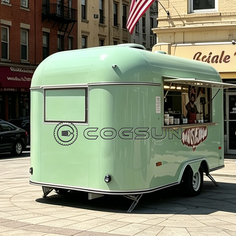 Remorque alimentaire mobile en - Commercial Kitchen Trailer avis et prix