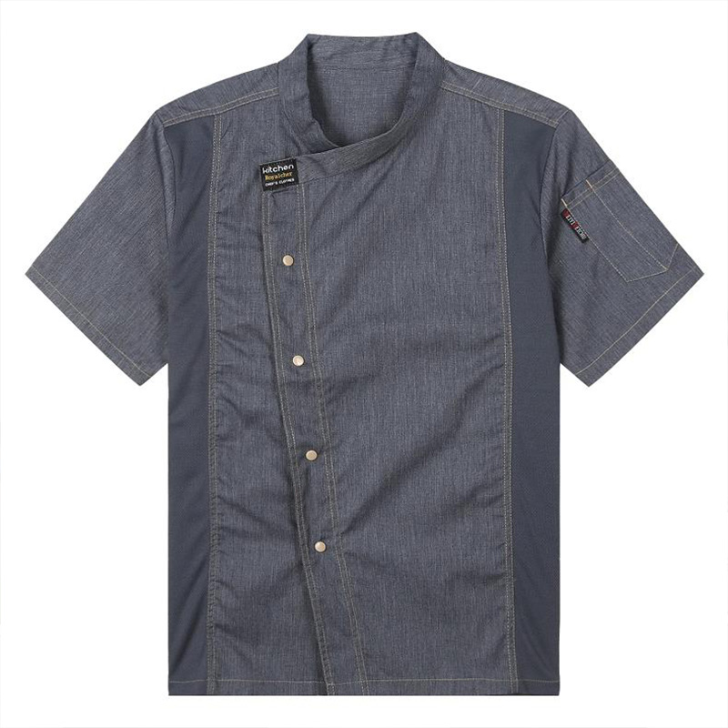 T-shirt de chef de cuisine gri - Commercial Kitchen Services avis et prix