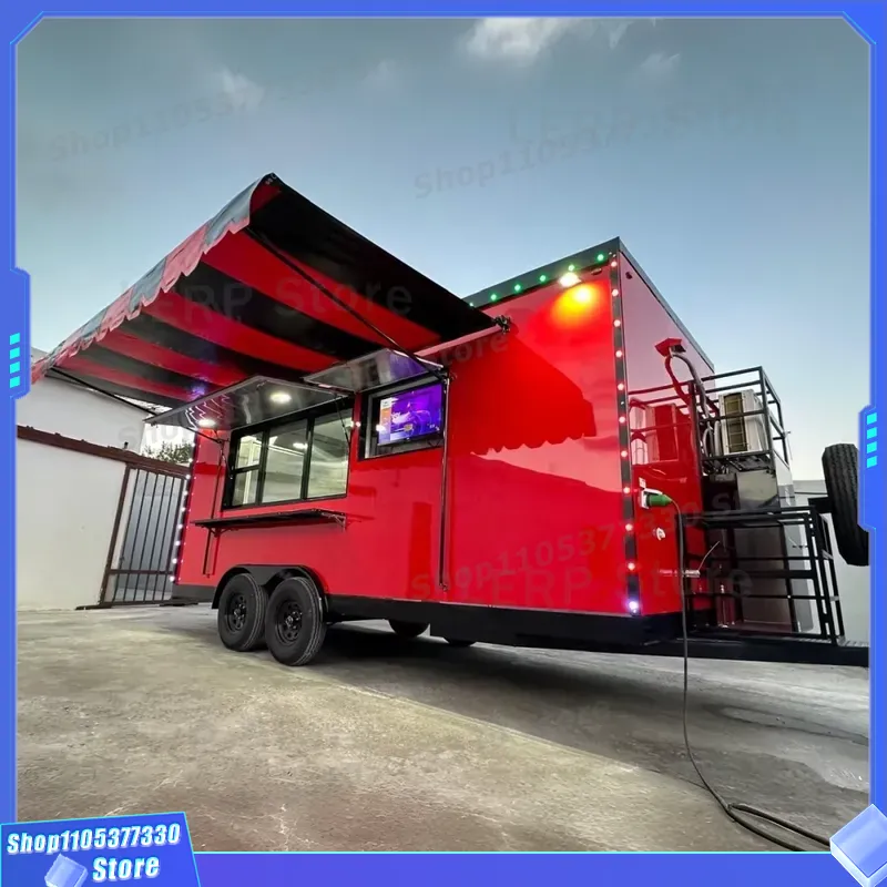 Remorque alimentaire mobile co - Commercial Kitchen Trailer avis et prix