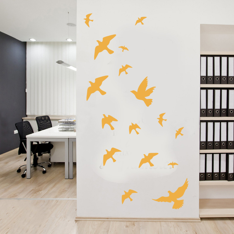 Autocollants muraux oiseau déc - Commercial Kitchen Tiles avis et prix