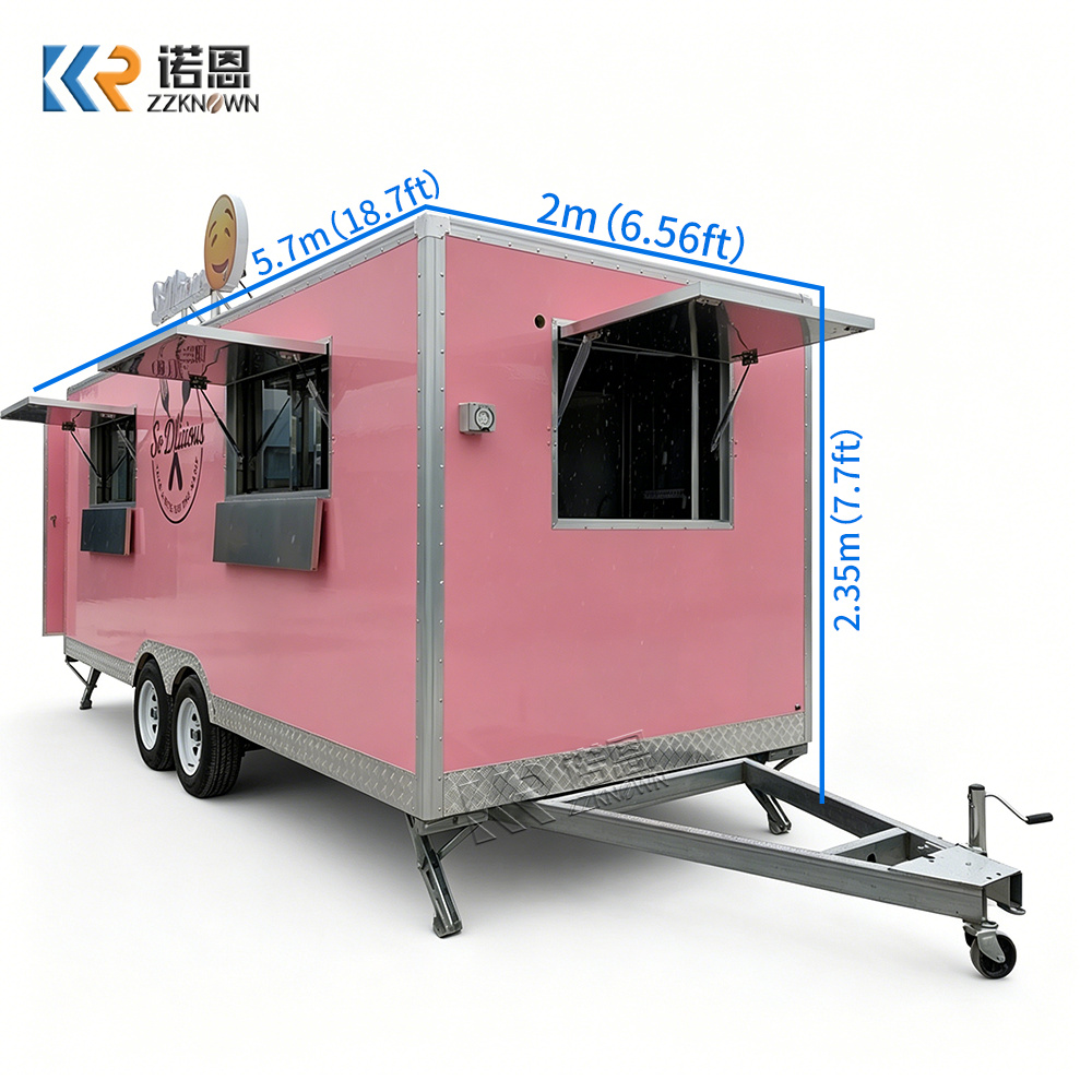Camion de restauration de haut - Commercial Kitchen Trailer avis et prix