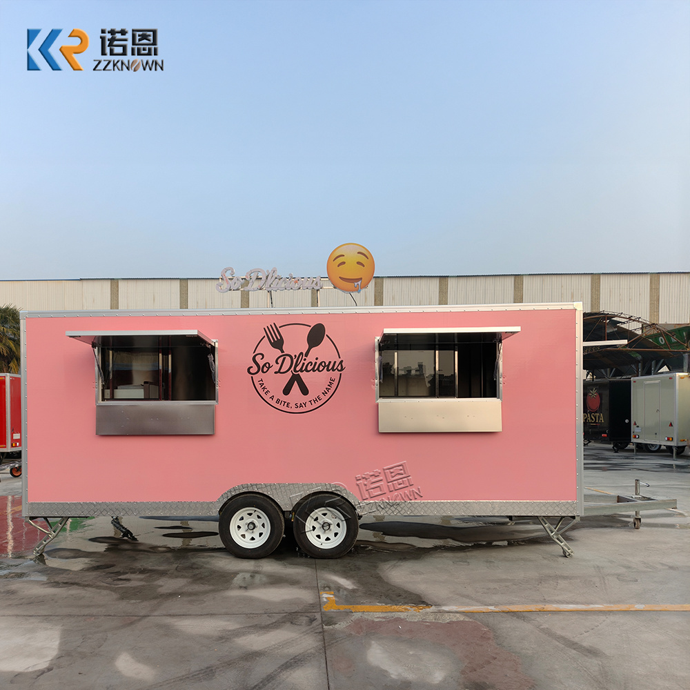 Camion de restauration de haut - Commercial Kitchen Trailer avis et prix