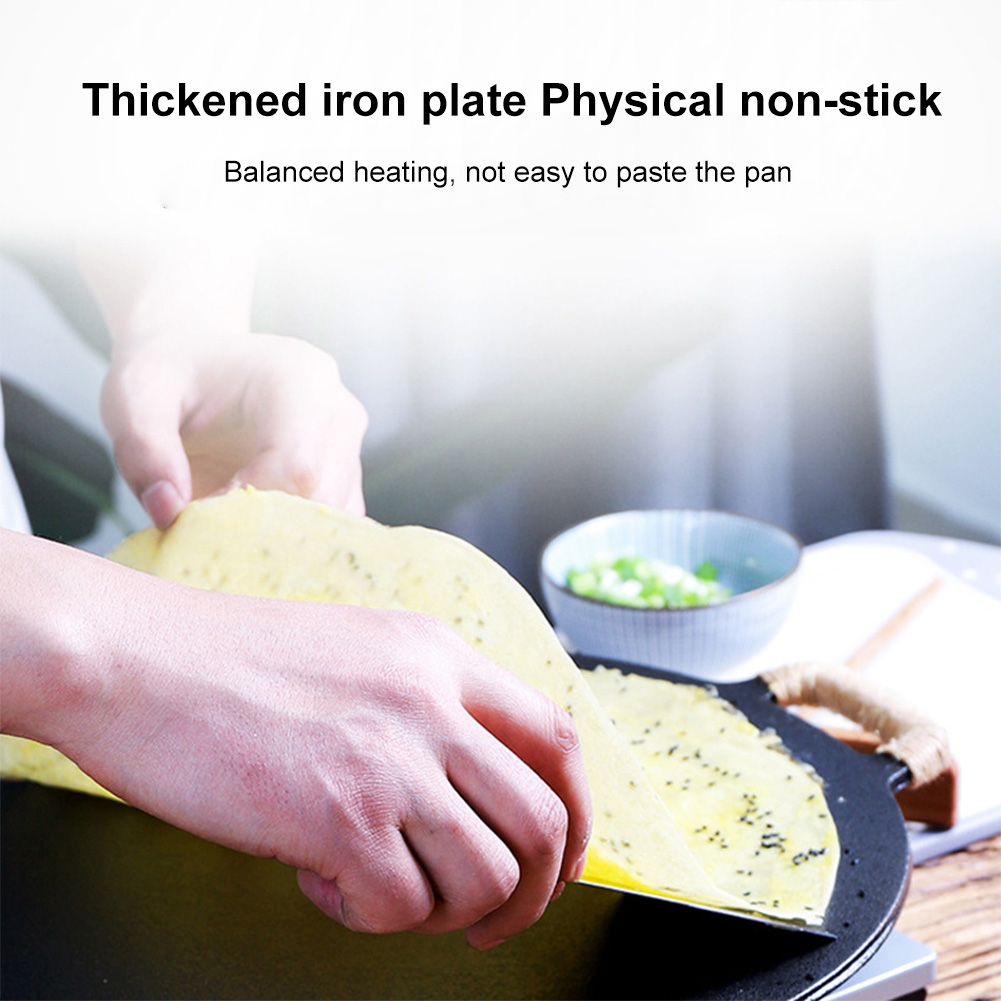 Plaque de cuisson ronde en fon - Crepe Maker Griddle avis et prix