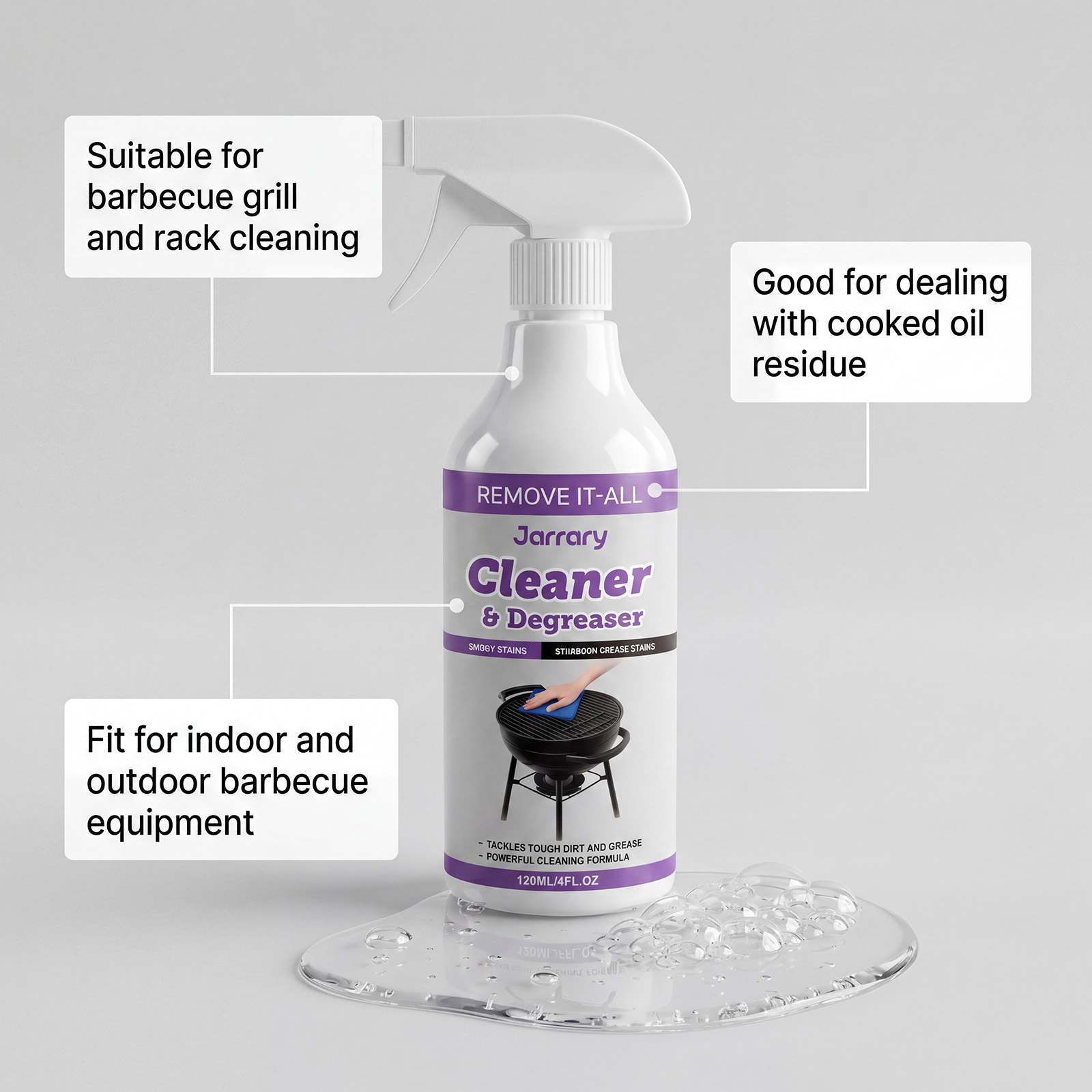 Dégraissant puissant pour gril - Commercial Kitchen Grease Cleaner avis et prix
